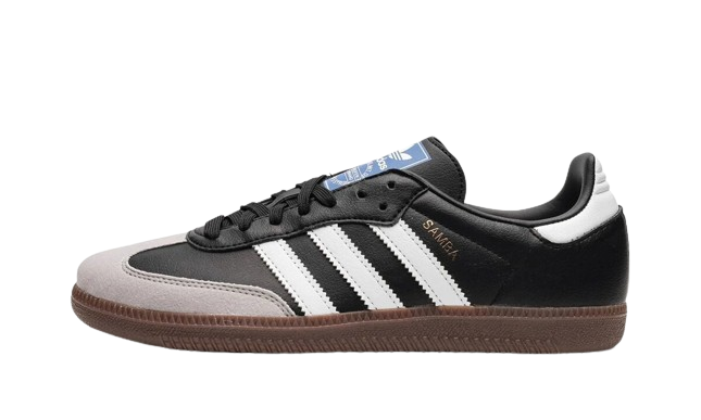 Samba Classic Black White Dark Gum Adidas Campus